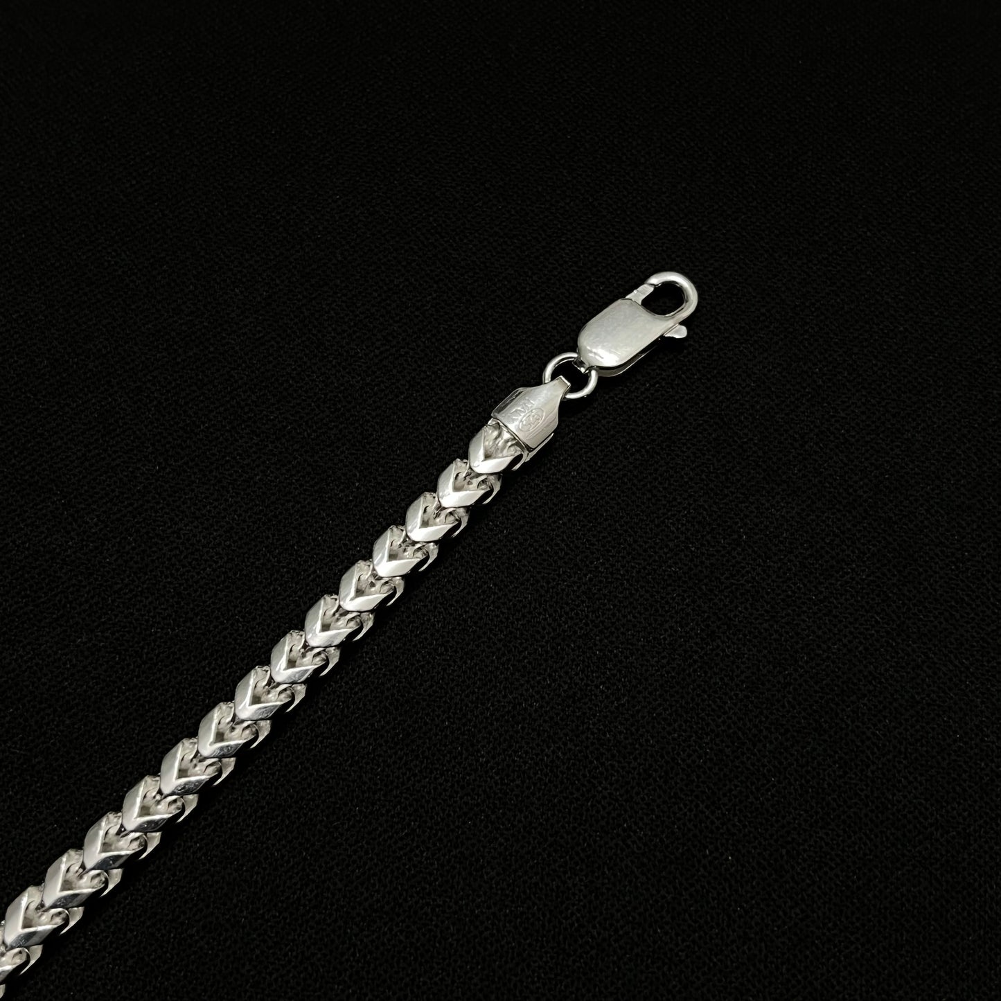 4.5MM Sterling Silver Franco Bracelet