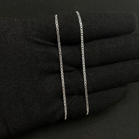 1.5MM Sterling Silver Mariner Chain