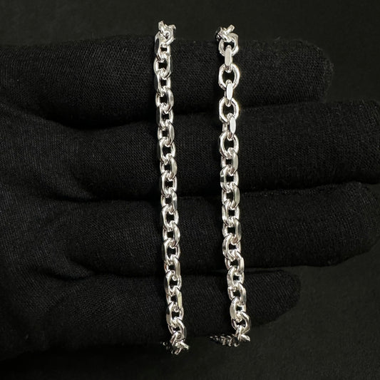 4MM Sterling Silver Anchor Chain
