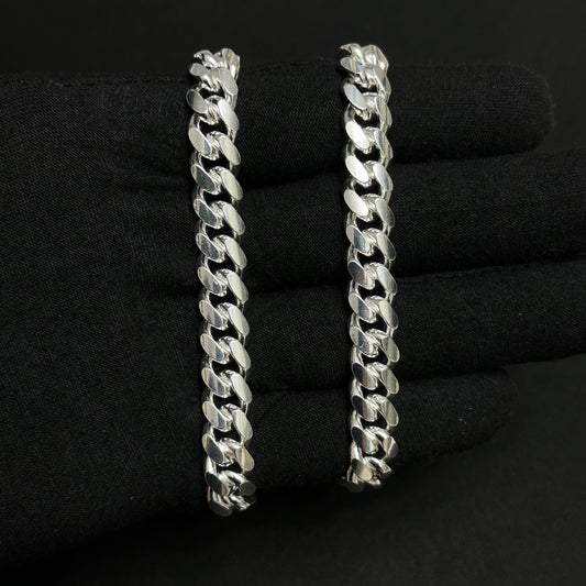 10MM Sterling Silver Miami Cuban Link Chain