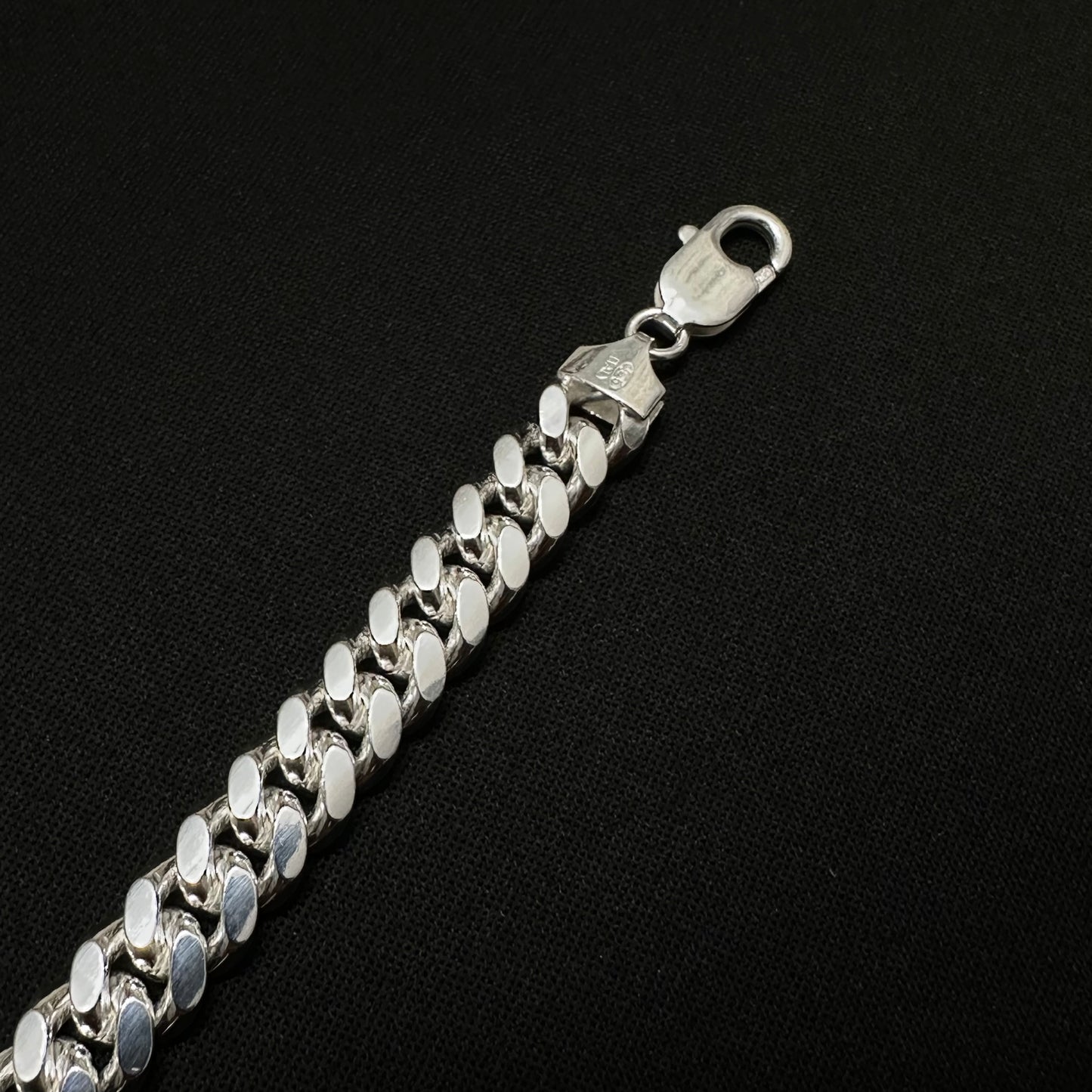 9MM Sterling Silver Miami Cuban Link Bracelet