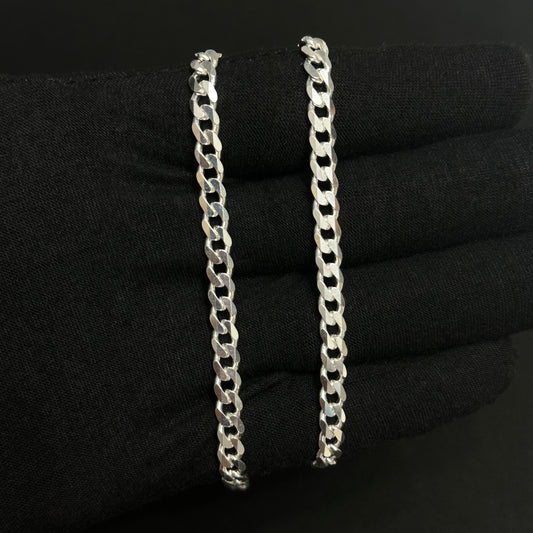 5.5MM Sterling Silver Curb Chain