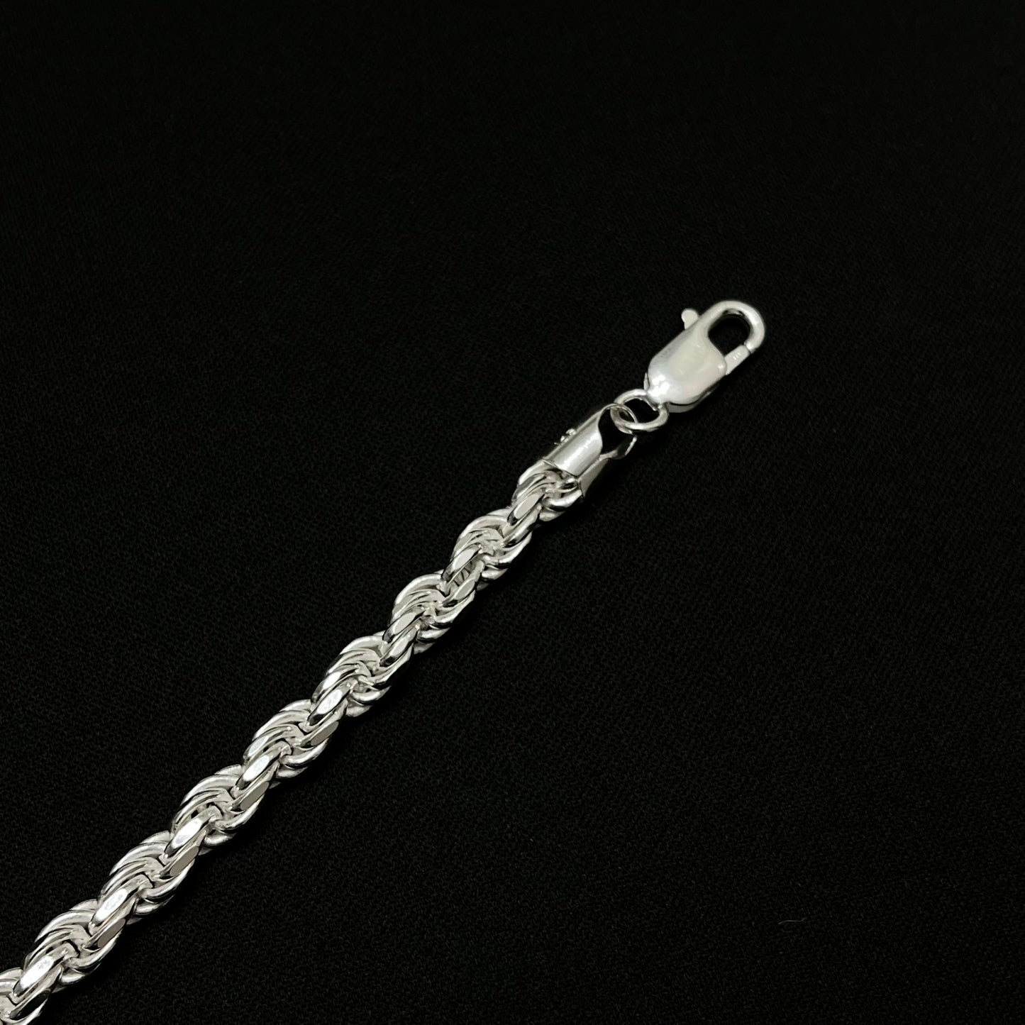 5.8MM Sterling Silver Rope Chain