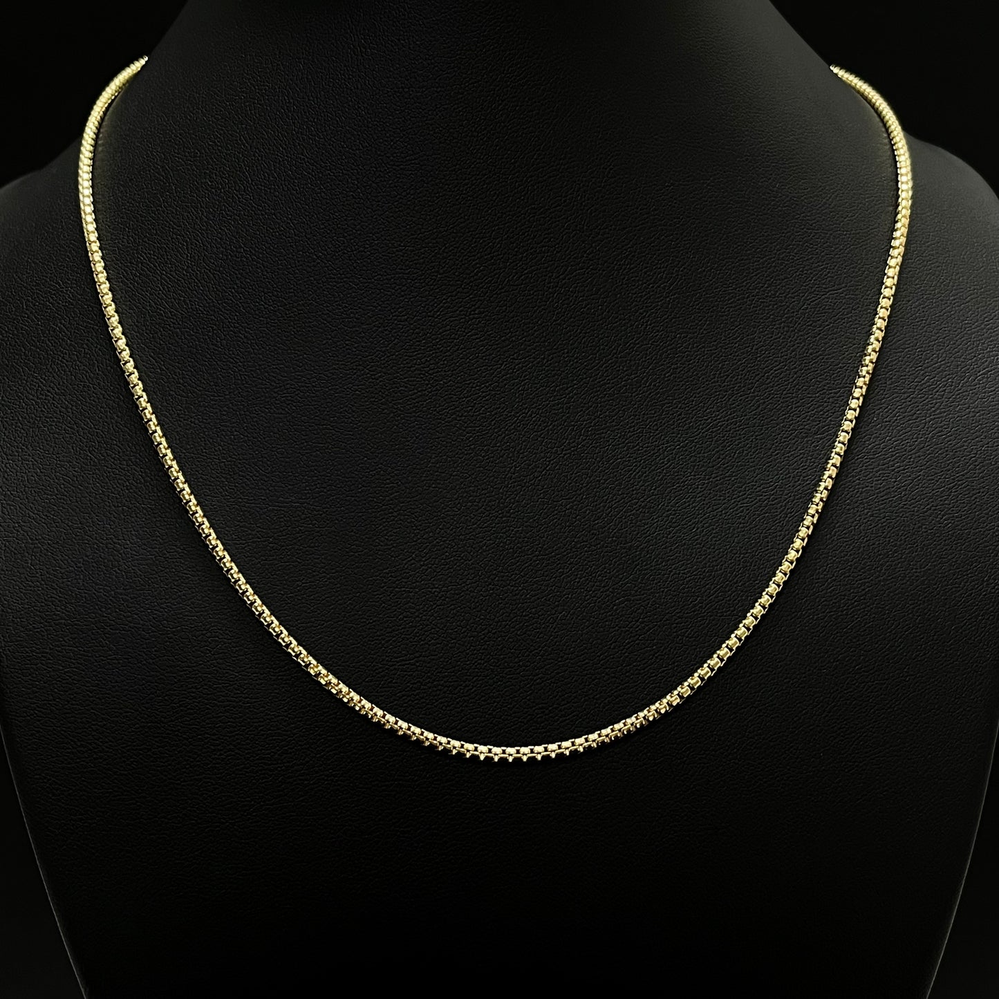 2MM Sterling Silver Vermeil Fancy Box Chain