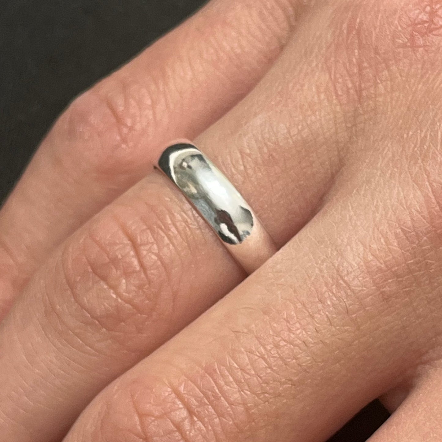 Sterling Silver 5MM Plain Band Ring