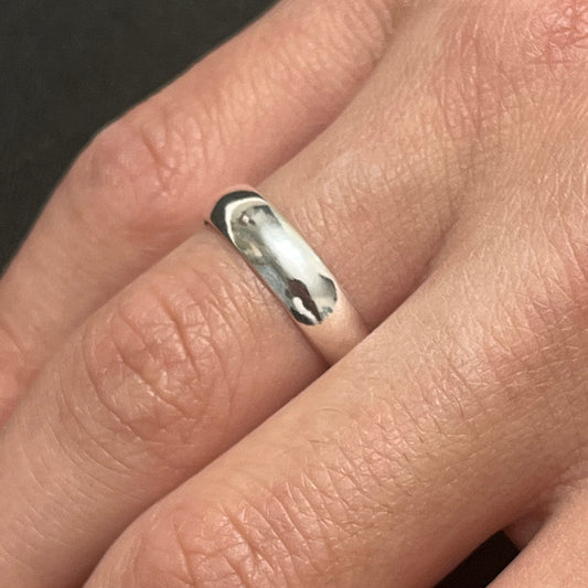 Sterling Silver 5MM Plain Band Ring