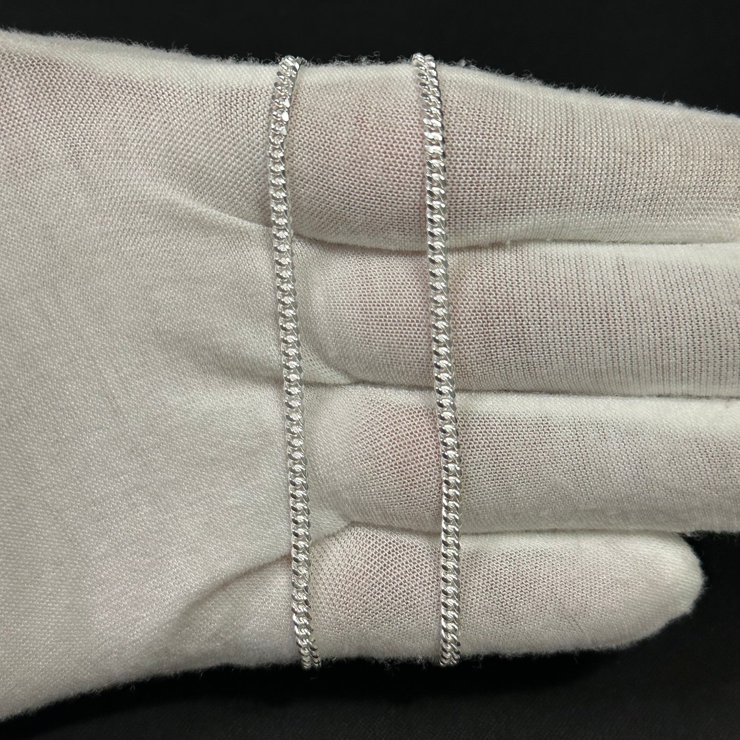3MM Sterling Silver Miami Cuban Link Chain