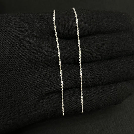 1.5MM Sterling Silver Rope Chain