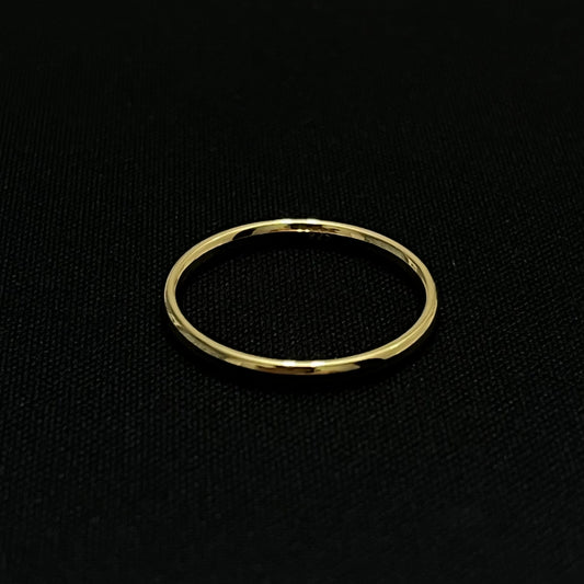 Vermeil Sterling Silver 2MM Plain Band Ring