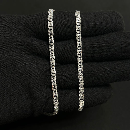 4MM Sterling Silver Imbued Chain