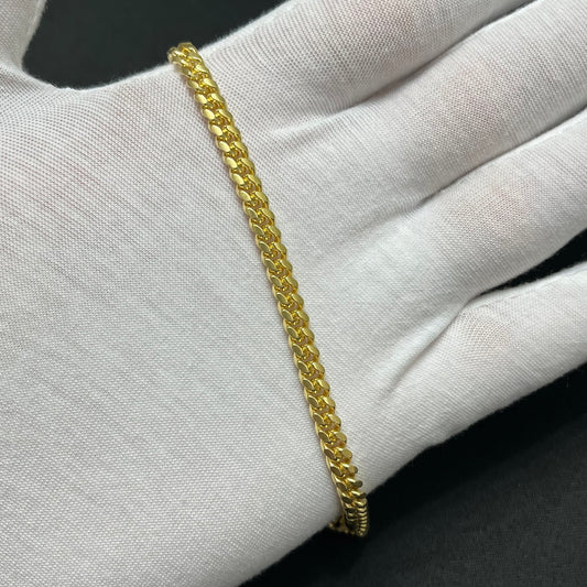 5MM Sterling Silver Vermeil Miami Cuban Link Bracelet