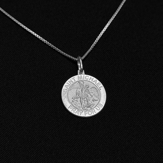 Sterling Silver St. Michael Necklace