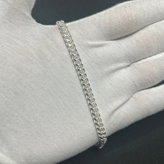5.5MM Sterling Silver Miami Cuban Link Bracelet