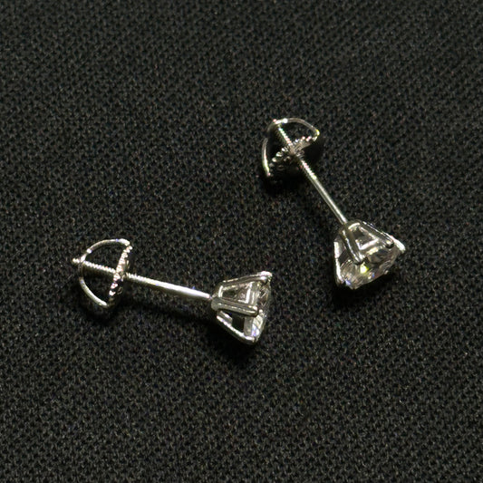 5MM Moissanite Round Earrings