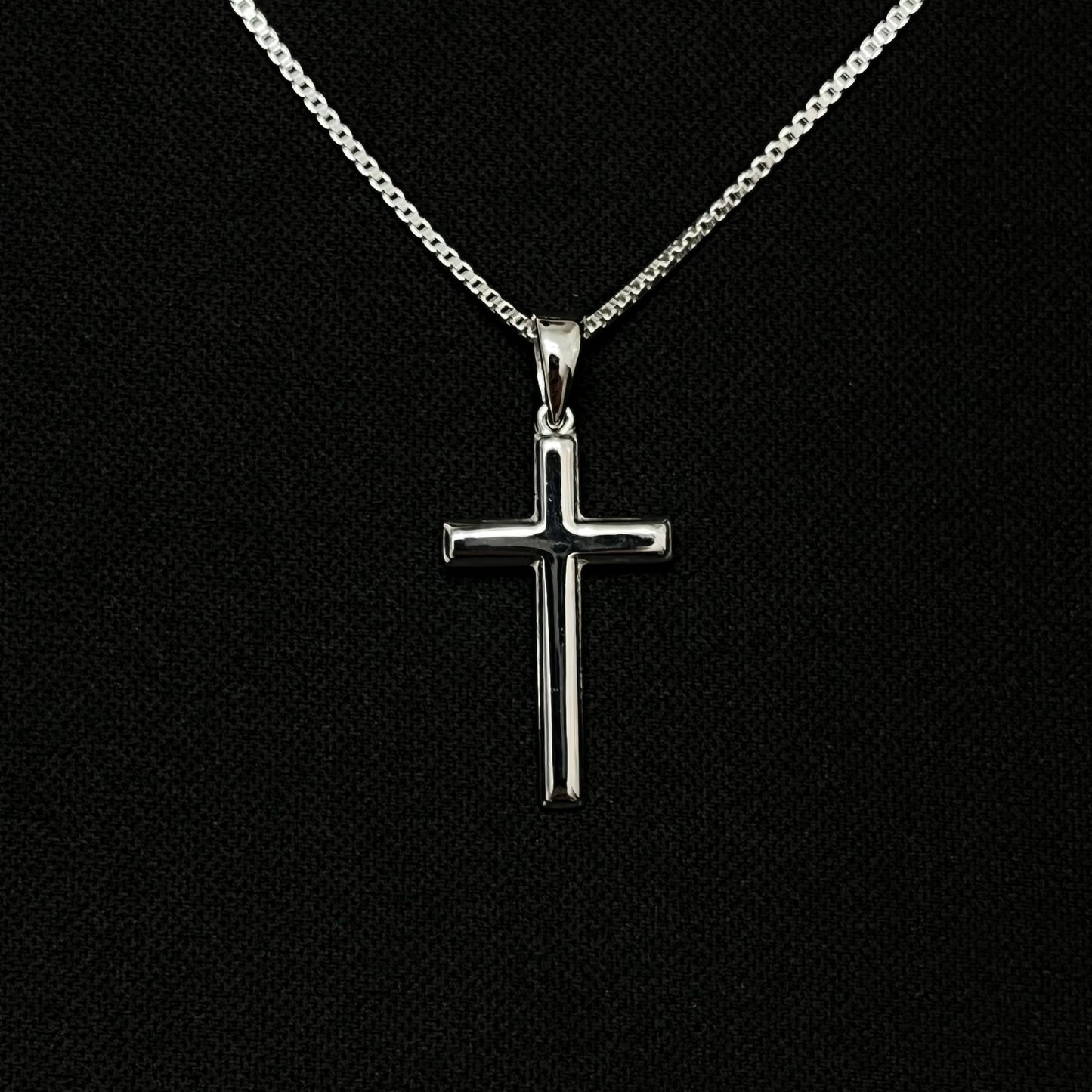 Sterling Silver Basic Cross Necklace