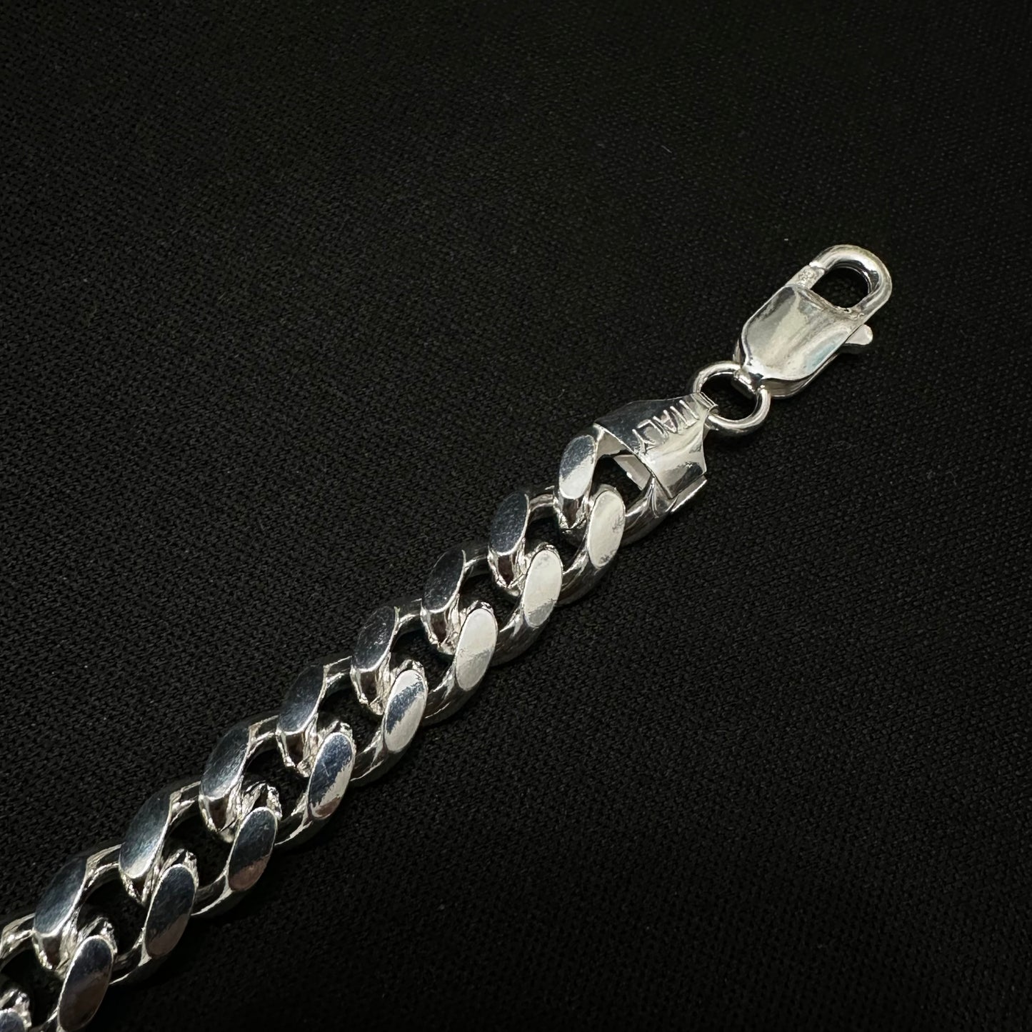 8MM Sterling Silver Miami Cuban Link Chain