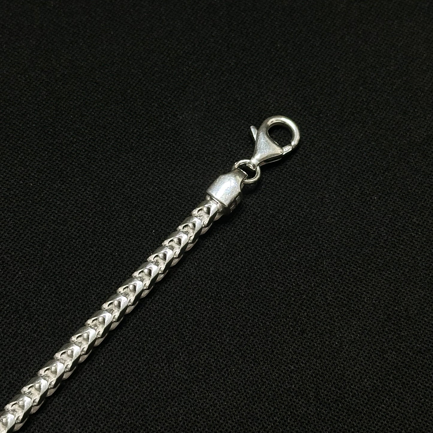 4MM Sterling Silver Franco Bracelet