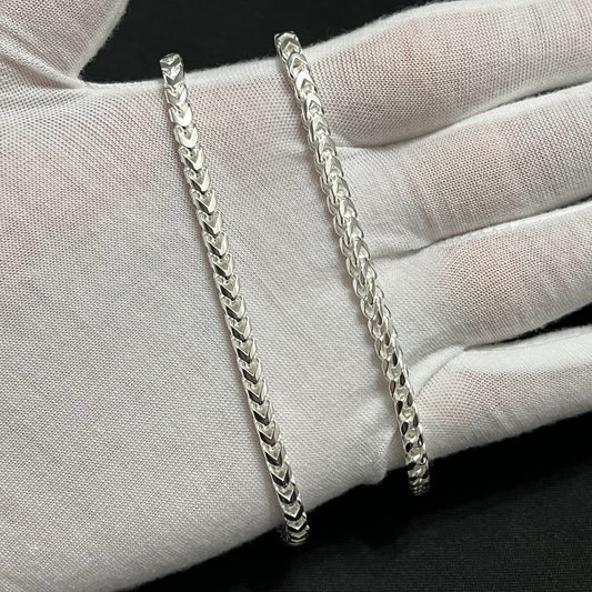 4.5MM Sterling Silver Franco Chain