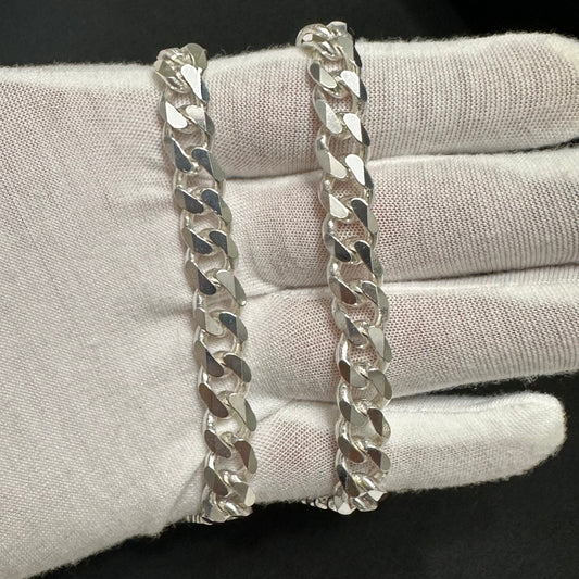 10MM Sterling Silver Curb Chain