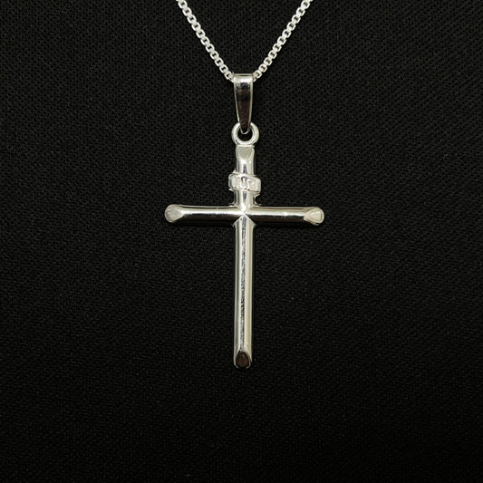 Sterling Silver INRI Cross Necklace