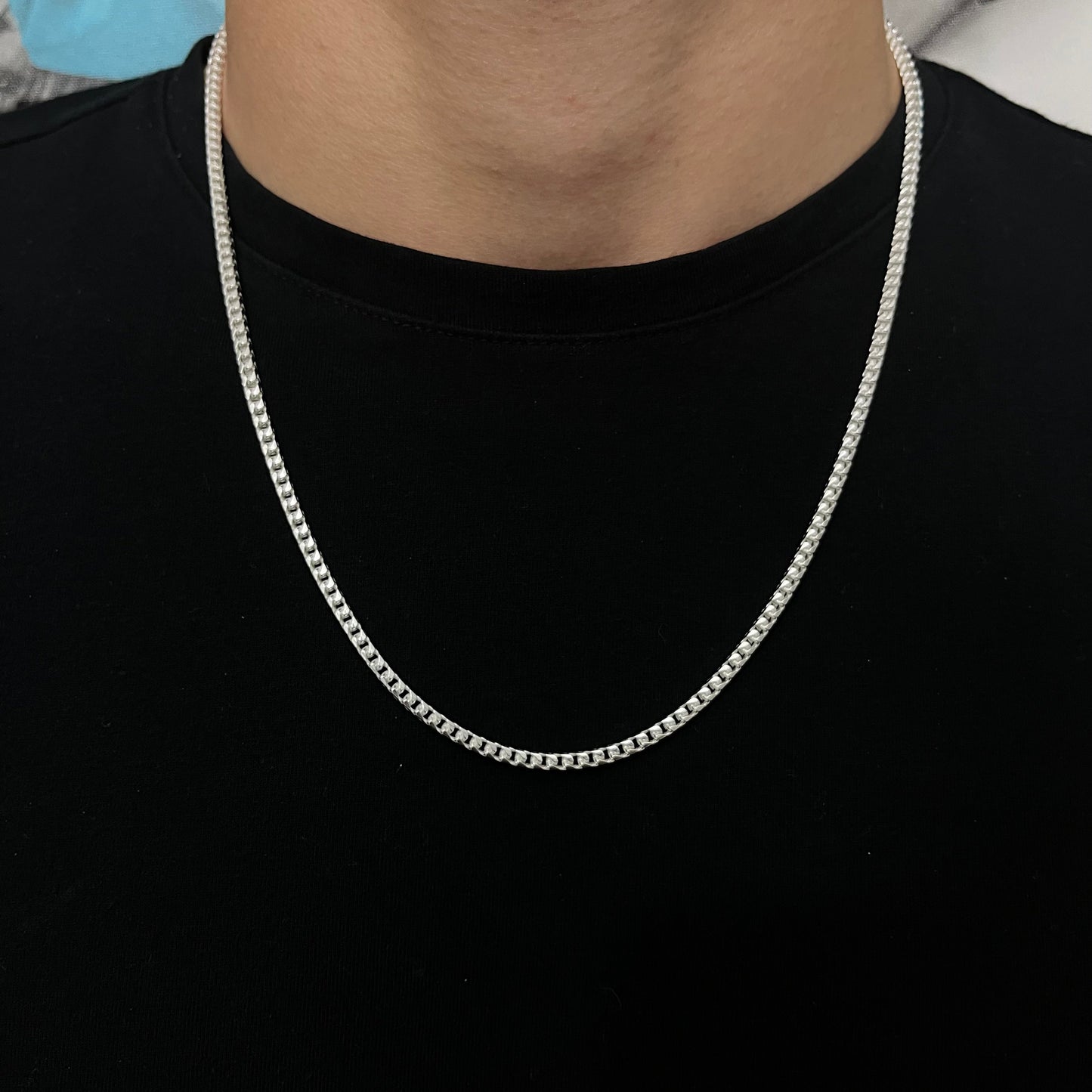 2.8MM Sterling Silver Franco Chain