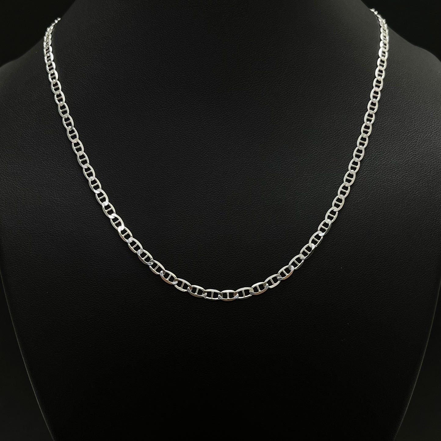 3MM Sterling Silver Mariner Chain
