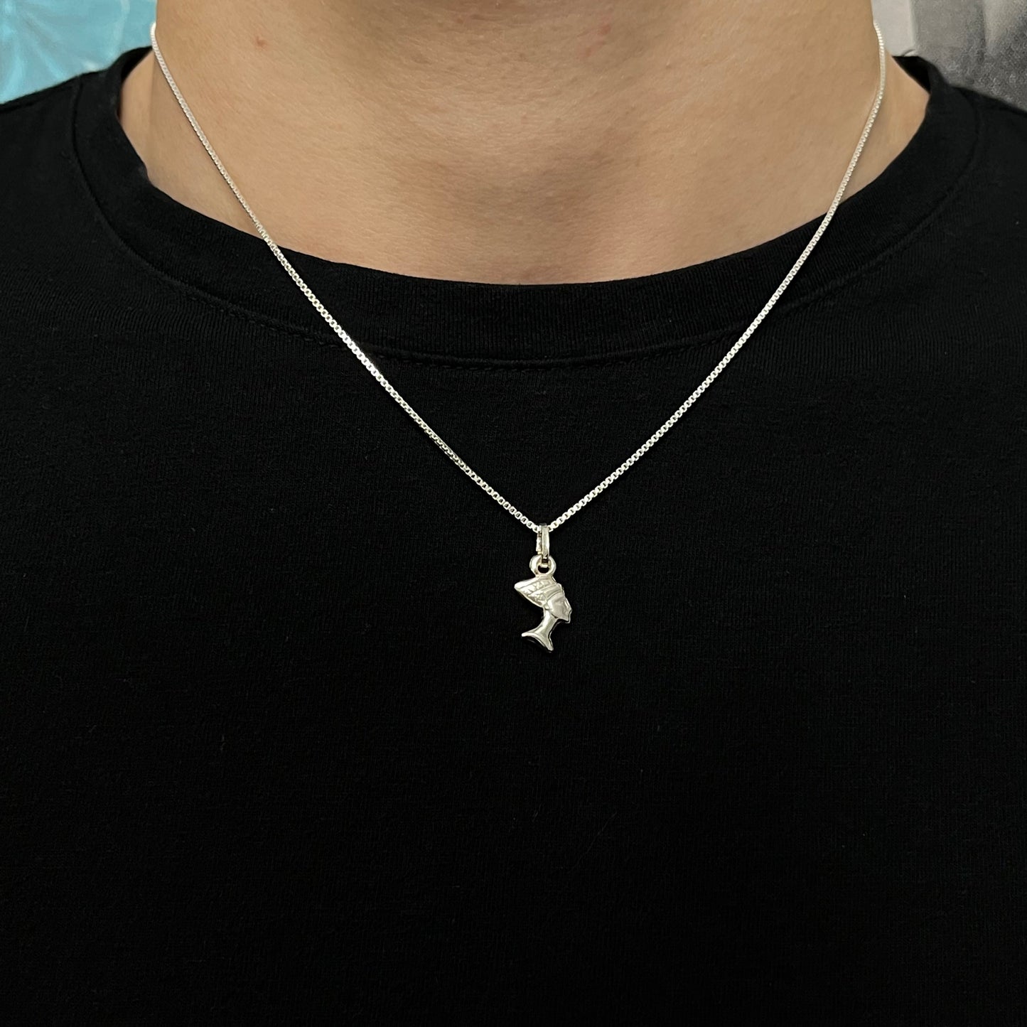 Sterling Silver Nefertiti Necklace