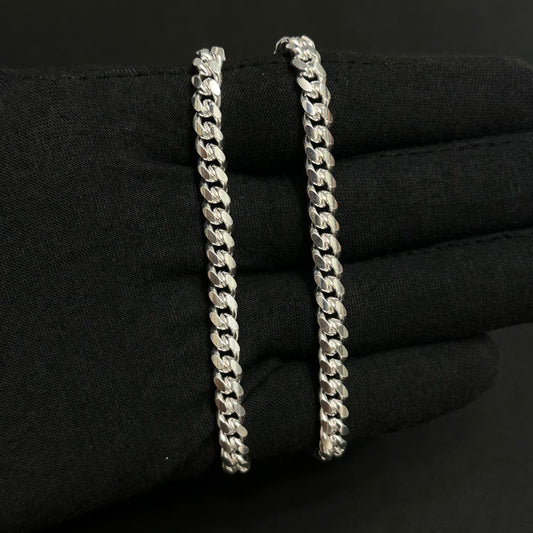 6MM Sterling Silver Miami Cuban Link Chain