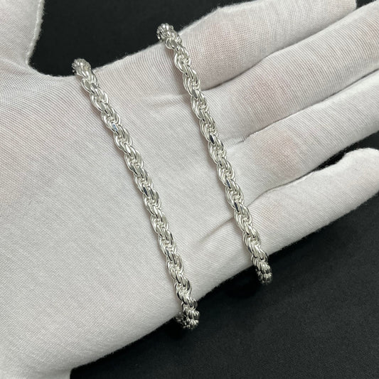 5.5MM Sterling Silver Rope Chain