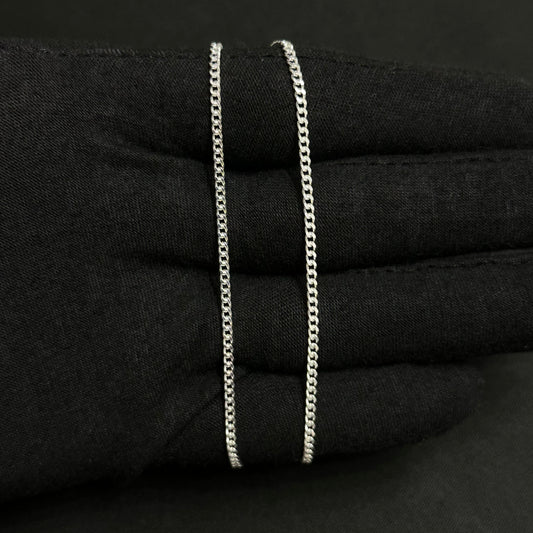 2MM Sterling Silver Baby Curb Chain