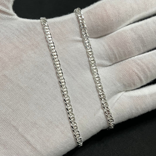 4MM Sterling Silver Imbued Chain