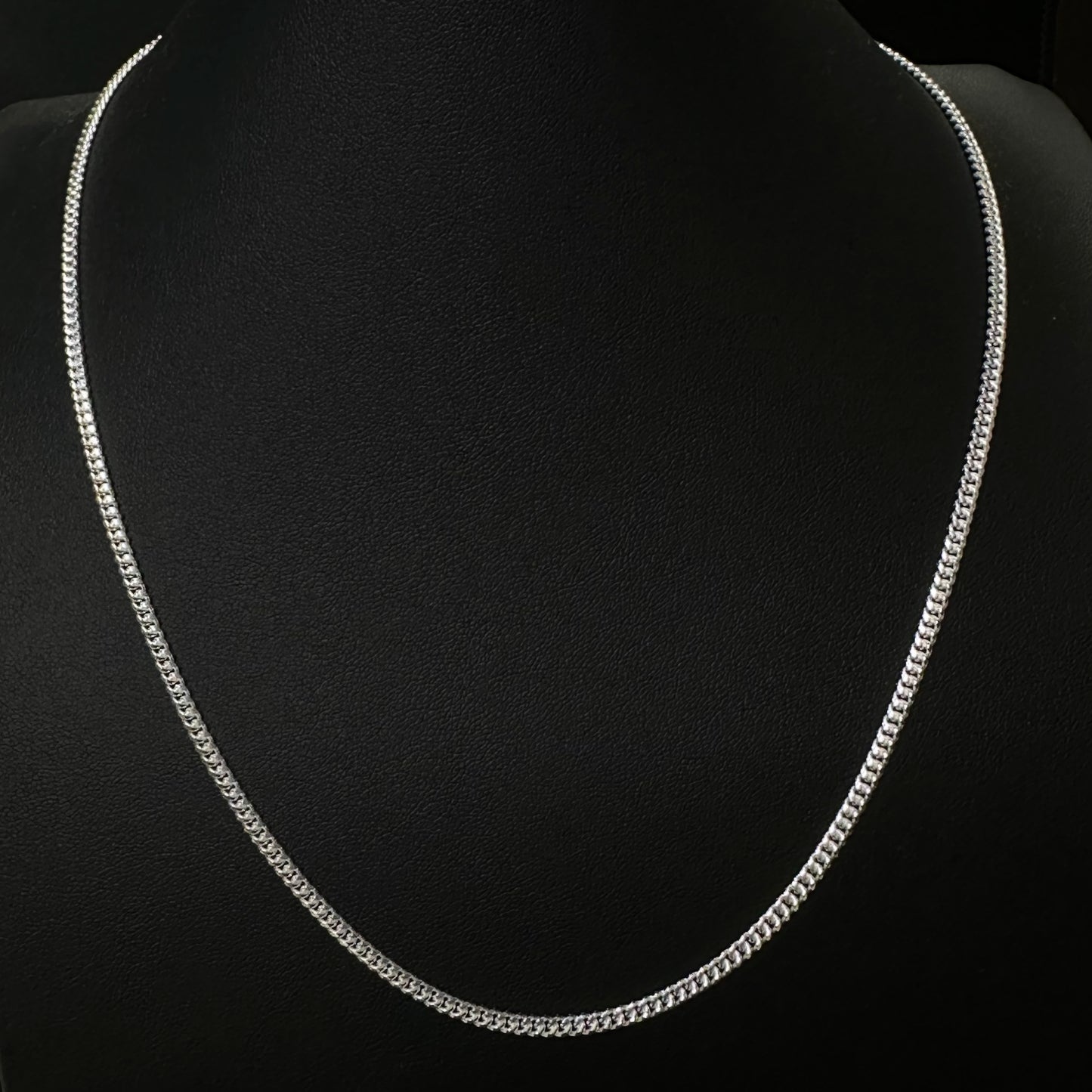 3MM Sterling Silver Miami Cuban Link Chain