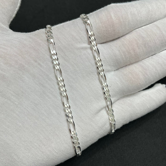 5MM Sterling Silver Classic Figaro Chain