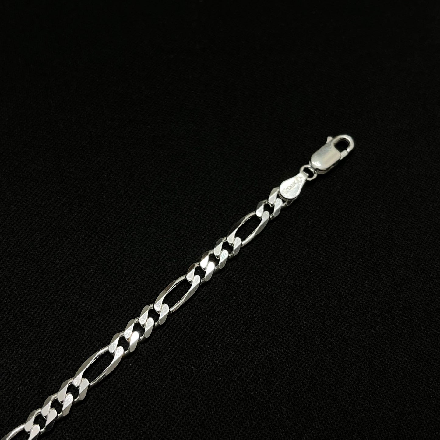 5MM Sterling Silver Classic Figaro Chain