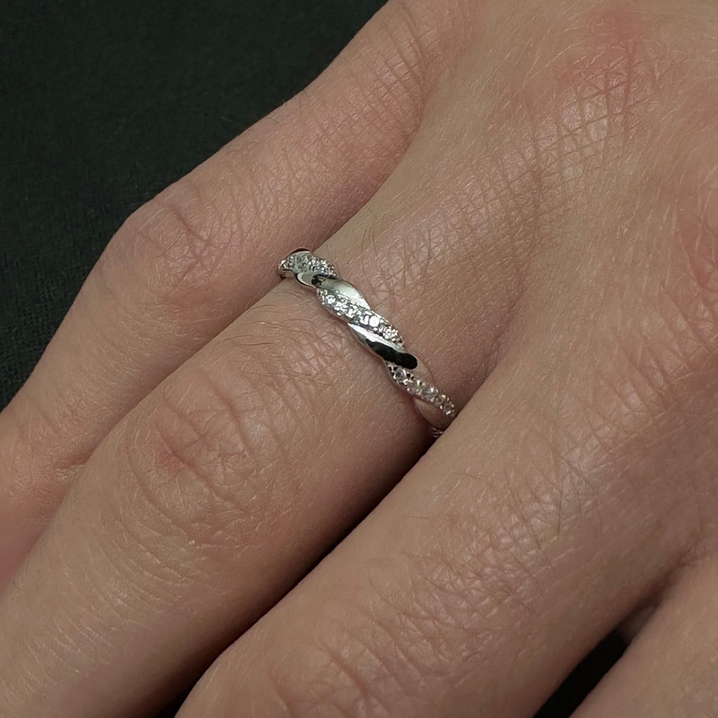 Sterling Silver Twisted Ring