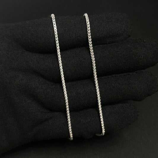 2MM Sterling Silver Franco Chain
