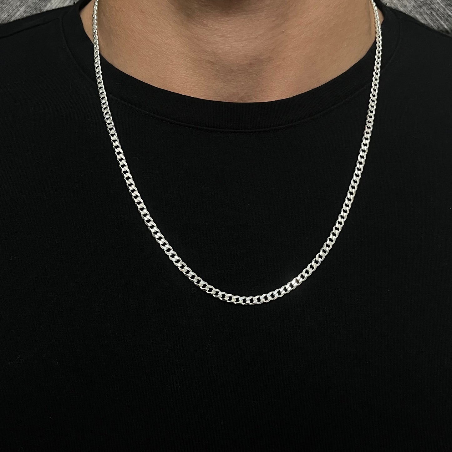 4MM Sterling Silver Curb Chain
