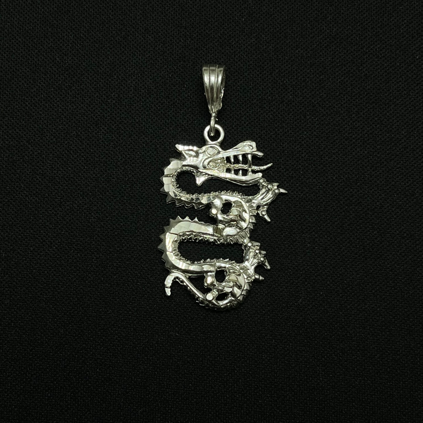 Sterling Silver Dragon Pendant