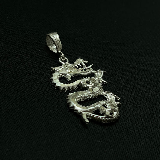 Sterling Silver Dragon Pendant