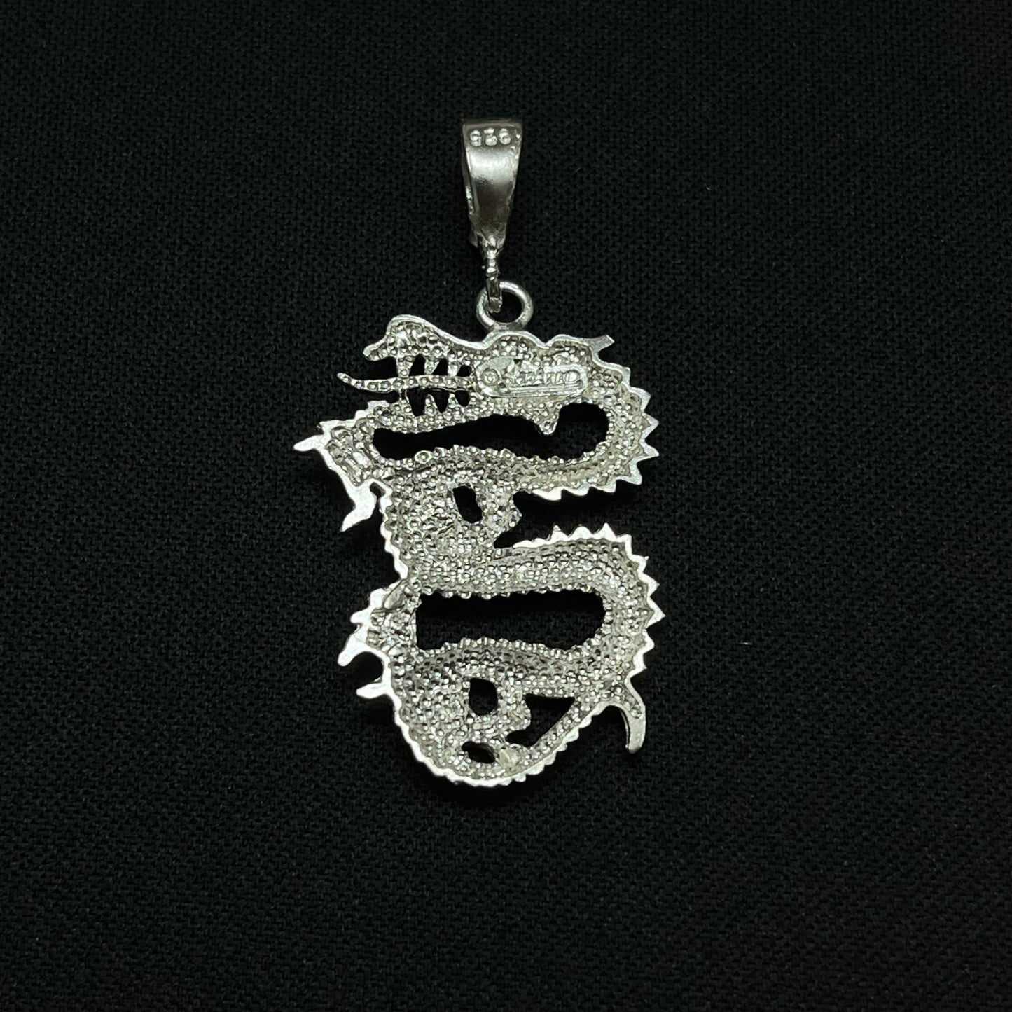 Sterling Silver Dragon Pendant