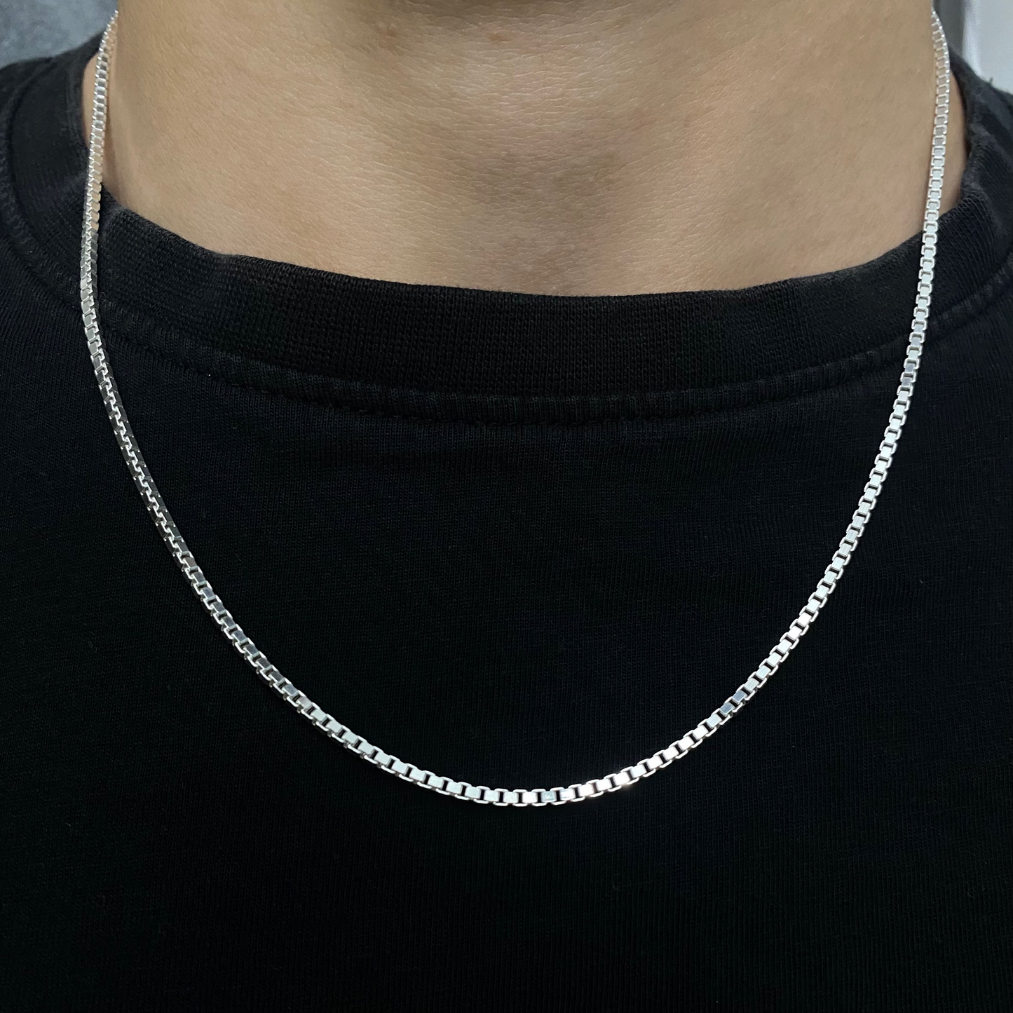 2MM Sterling Silver Box Chain