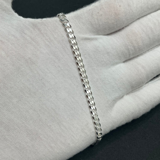 5MM Sterling Silver Curb Bracelet