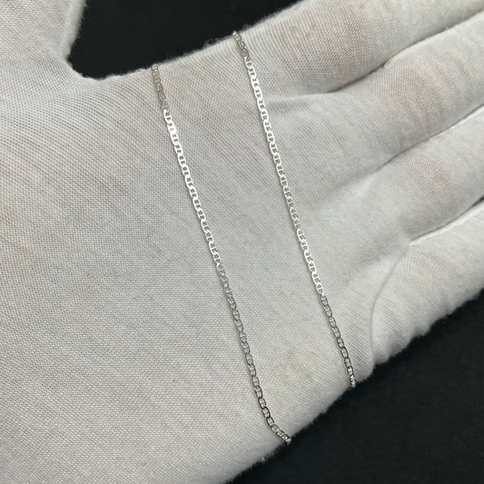 1.5MM Sterling Silver Mariner Chain