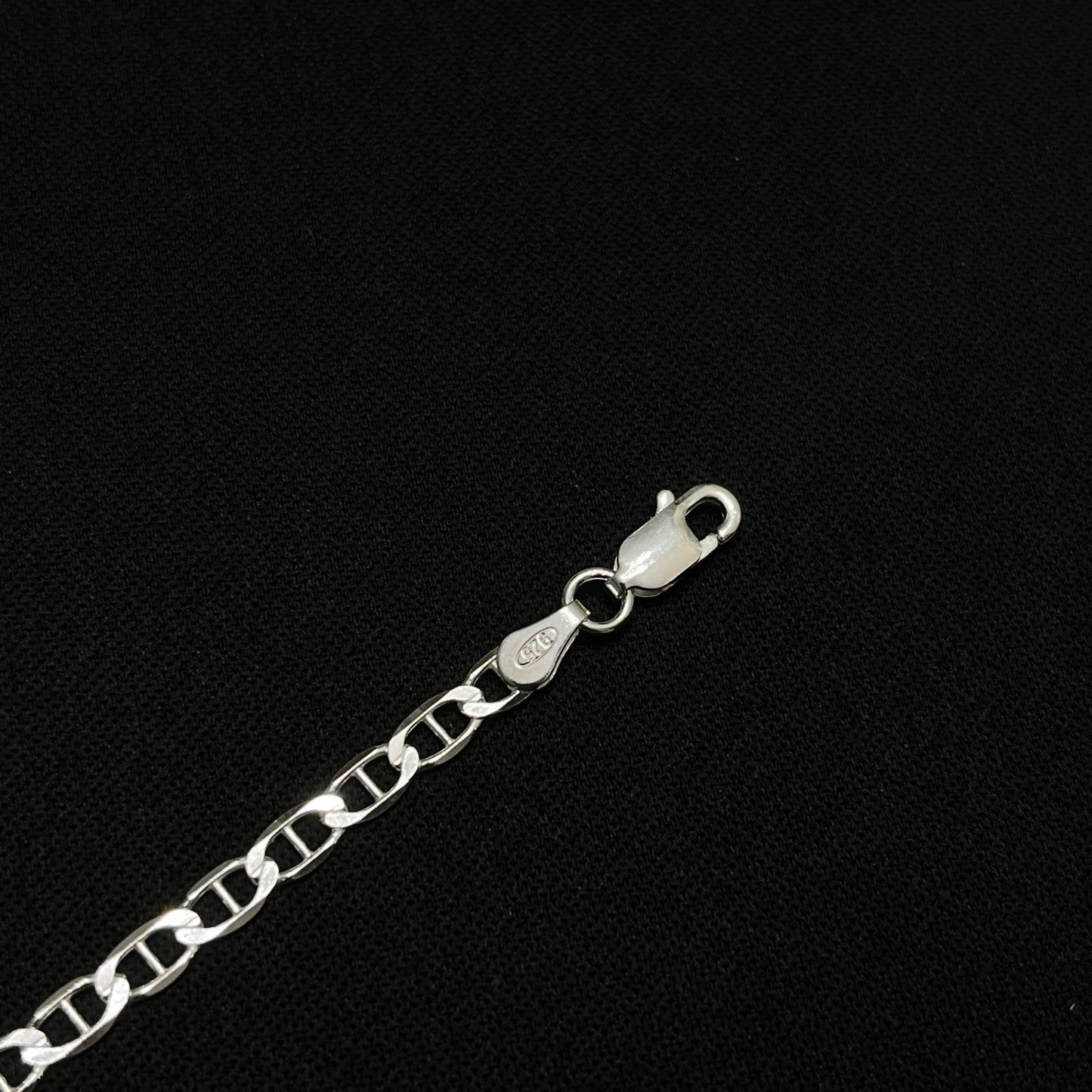 3MM Sterling Silver Mariner Chain