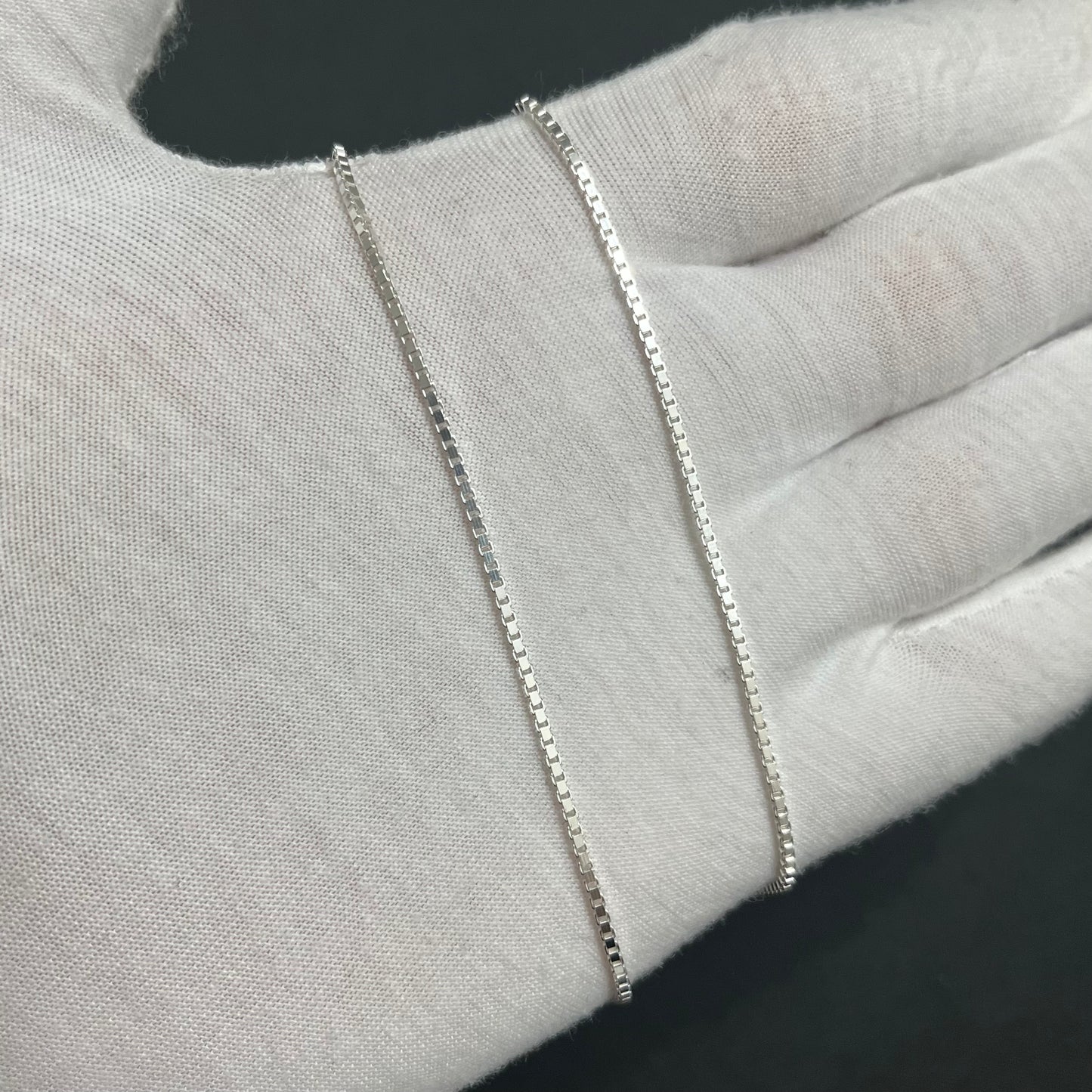 1.5MM Sterling Silver Box Chain