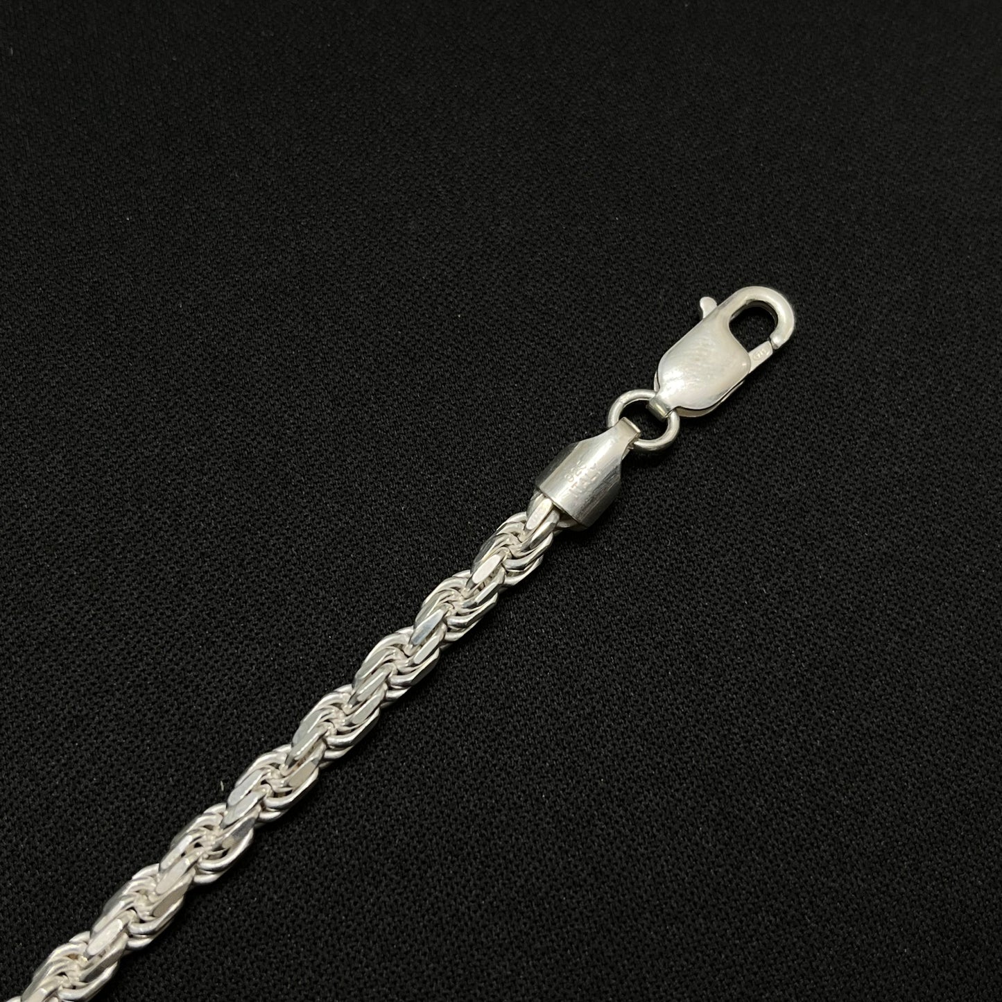 5MM Sterling Silver Rope Chain