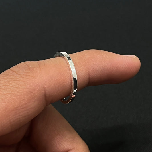 Sterling Silver 2MM Flat Band Ring