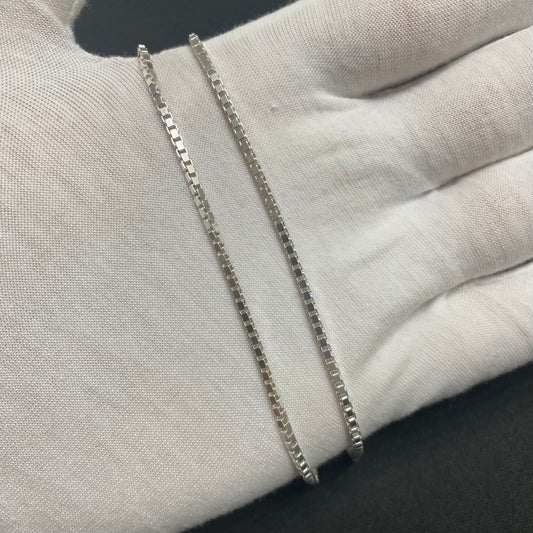 2MM Sterling Silver Box Chain