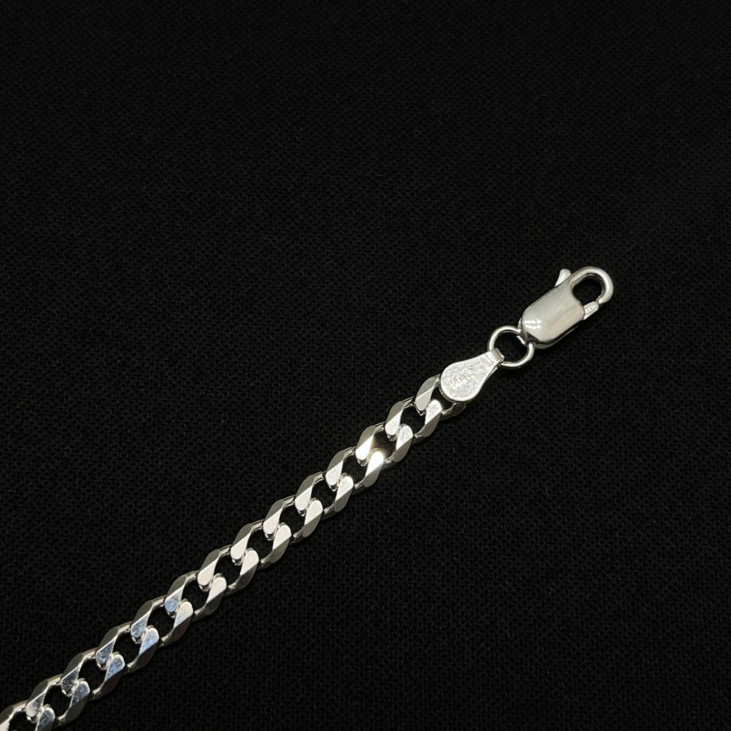 5MM Sterling Silver Curb Bracelet