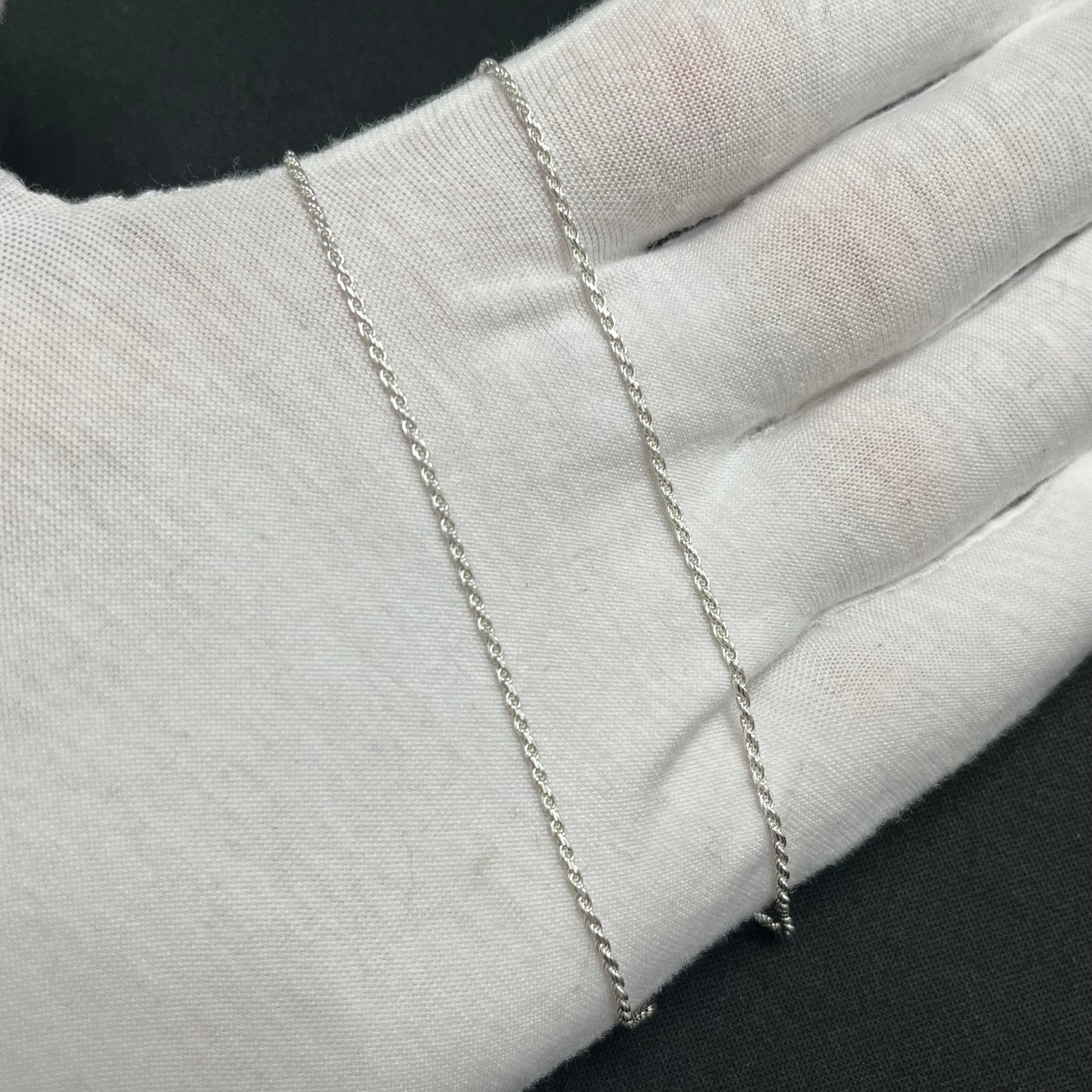 1.5MM Sterling Silver Rope Chain
